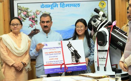 प्रदेश में एस्ट्रो टूरिज्म का नया अध्याय शुरू , मुख्यमंत्री ने काजा में स्टार गेजिंग सुविधा का किया  शुभारंभ