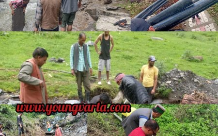 जलशक्ति विभाग का युद्धस्तर पर अभियान , पेयजल बहाली को लेकर दिन-रात कर रहे मेहनत