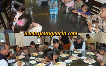 बच्चों ने मुख्यमंत्री से पूछा , हमारे स्कूल कब खुलेंगे , सुविधाएं सभी मिल रहीं पर रेस्ट हाउस में नहीं रहना चाहते