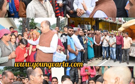 सराज क्षेत्र में आपदा से 500 करोड़ से अधिक का ढांचागत नुकसान : जयराम ठाकुर