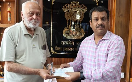 बेंगलुरु से दोस्त के माध्यम से आपदा प्रभावितों को भेजी सहायता राशि