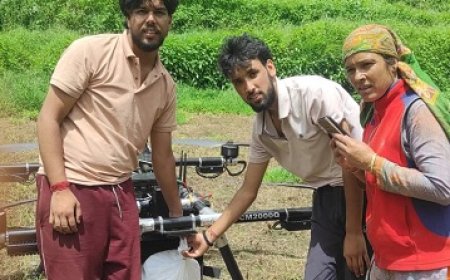 कार्गो ड्रोन के माध्यम से आपदा प्रभावित बायला गांव में पहुंचाई राशन किट : सुरेंद्र मोहन