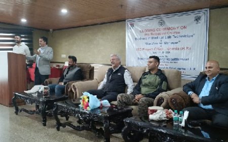 IEDUP शिमला में DGR प्री-रिलीज़ कोर्स का समापन समारोह सफलतापूर्वक संपन्न