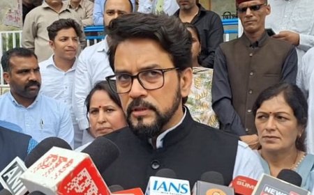 आपदा प्रभावितों को वन भूमि दिलाने का मामला,उसकी केंद्र सरकार के समक्ष प्रमुखता से की जाएगी पैरवी : अनुराग ठाकुर