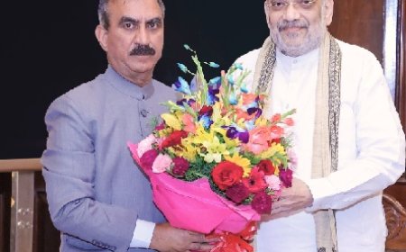 सीएम ने गृह मंत्री अमित शाह से भेंट कर आपदा प्रभावित हिमाचल के लिए उदार केंद्रीय सहायता का किया आग्रह