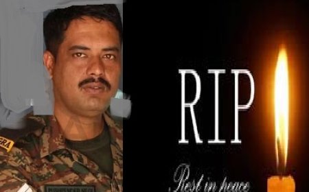 पेड़ की टहनियों की चपेट में आने से 29 वर्षीय नायक पुष्पेंद्र असम में बलिदान,क्षेत्र में शोक की लहर