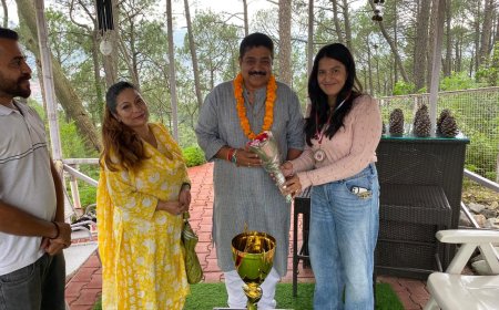 कूडो वर्ल्ड कप की गोल्ड मेडल विजेता पेमा ठाकुर को मिला सम्मान