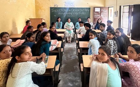 जयनगर महाविद्यालय में ओरिएंटेशन कार्यक्रम , छात्रों को बताई डिजिटल कार्य प्रणाली 