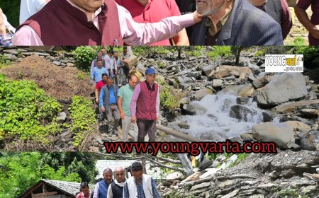 आपदा ने 30 साल पीछे धकेल दिया सराज , हम फिर से उठ खड़े होंगे , छतरी में भावुक हुए नेता प्रतिपक्ष जयराम ठाकुर