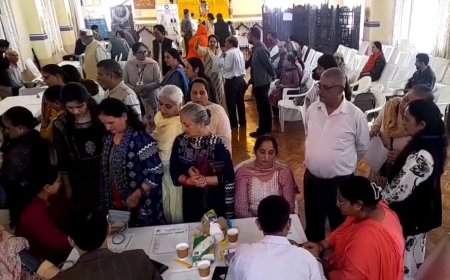 हेल्प हिमाचल ट्रस्ट ने मल्टीस्पेशलिटी सेंटर शिमला के साथ मिलकर संजौली में जांचा लोगों का स्वास्थ्य 