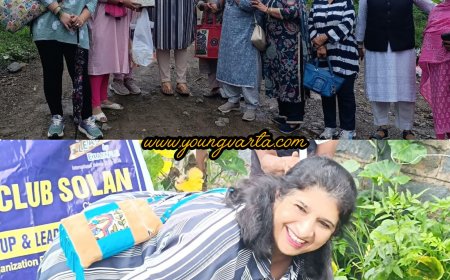 इनर व्हील क्लब सोलन की अनूठी पहल , शुरू किया एक सदस्य - एक वृक्ष अभियान