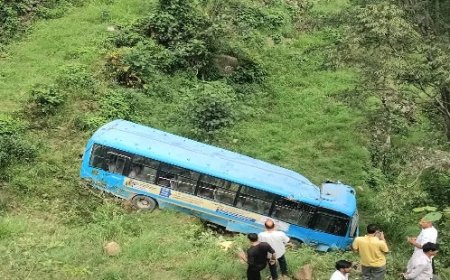 दर्दनाक  : अनियंत्रित होकर सड़क से नीचे खेतों में जा गिरी यात्रियों से भरी एचआरटीसी बस, घटना में 7 की माैत, 22 घायल