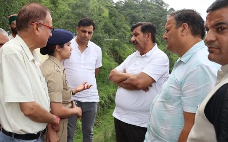 तारंगल बस दुर्घटना की मेजीस्ट्रियल जांच के आदेश,उप-मुख्यमंत्री ने दुर्घटना स्थल का किया निरीक्षण