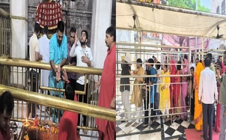 शक्तिपीठ ज्वालामुखी मंदिर में श्रावण अष्टमी मेलों का भव्य आगाज, रंग-बिरंगी लाइटों से सजा मंदिर  