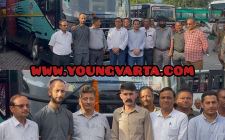 पांवटा साहिब-दिल्ली बस रूट पर पहली एचआरटीसी की सुपर लग्जरी वोल्वो बस सेवा शुरू