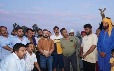 उपमुख्यमंत्री ने दुलैहड़ में घटना स्थल का किया दौरा, प्रभावित पशुपालकों को 5 लाख रुपये मुआवजे की घोषणा