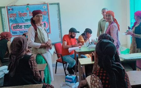 गिरिपार के ग्राम जास्वी में मोबाइल मेडिकल यूनिटकैंप के तहत 92 लोगो का जांचा स्वास्थ्य : डॉ नवजोत