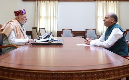 पूर्व सीएम एवं नेता प्रतिपक्ष जयराम ठाकुर ने पीएम मोदी को आपदा में हुए नुकसान के बारे में अवगत करवाया