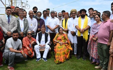 मिस्टिक विलेज पहुंचे राज्यपाल शिव प्रताप शुक्ल , पुखरी की प्राकृतिक खूबसूरती व समृद्ध संस्कृति को सराहा