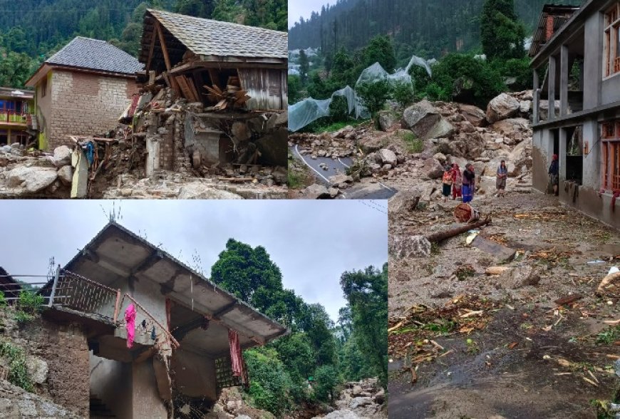 प्रदेश में बीती सोमवार रात को 17 जगह बादल फटने के बाद 33 लोग लापता,प्रशासन ने वायुसेना से मांगी मदद   