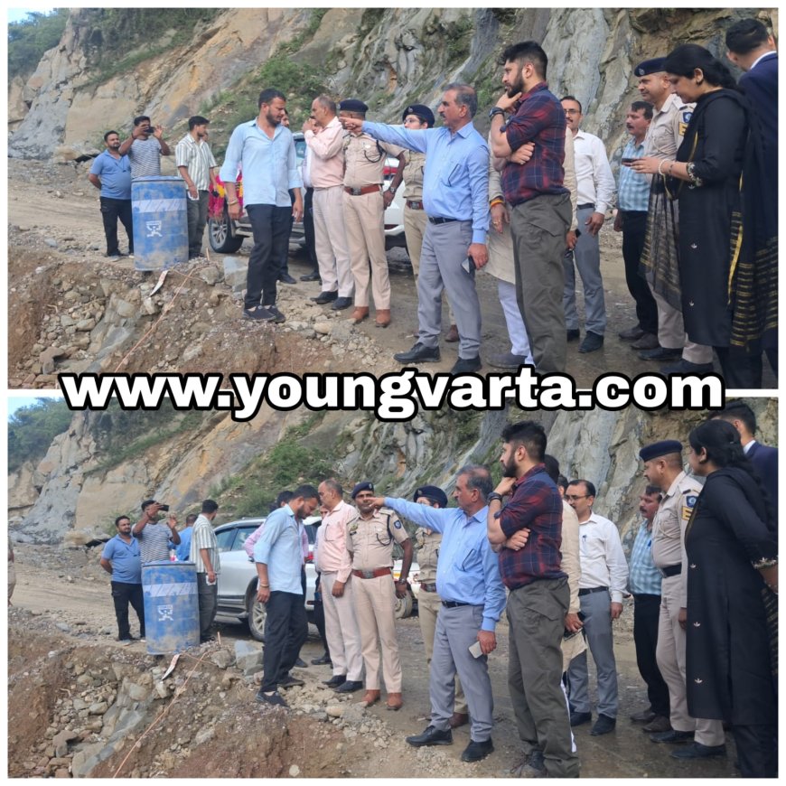 मुख्यमंत्री ने पाड़छू पुल के निकट हुए नुकसान का लिया जायजा , प्रभावितों को दिया सहायता का भरोसा 