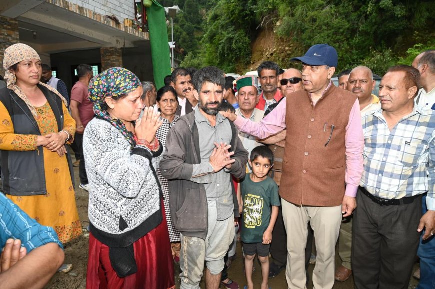 लोग राहत का बेसब्री से कर रहे हैं इंतजार , एक हफ्ते बाद भी नहीं पहुंची सरकार : जयराम ठाकुर