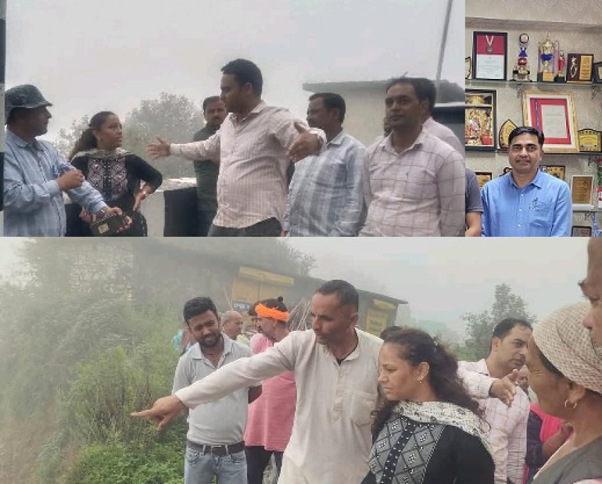 कमरऊ में RGB कम्पनी के खिलाफ प्रदर्शन कर रही महिलाओं के बीच पहुंची एसडीएम