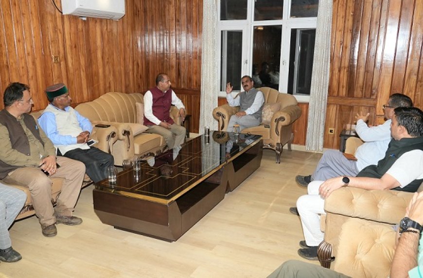 मुख्यमंत्री ने क्षतिग्रस्त परियोजनाओं की विस्तृत परियोजना रिपोर्ट शीघ्र तैयार करने के दिए निर्देश