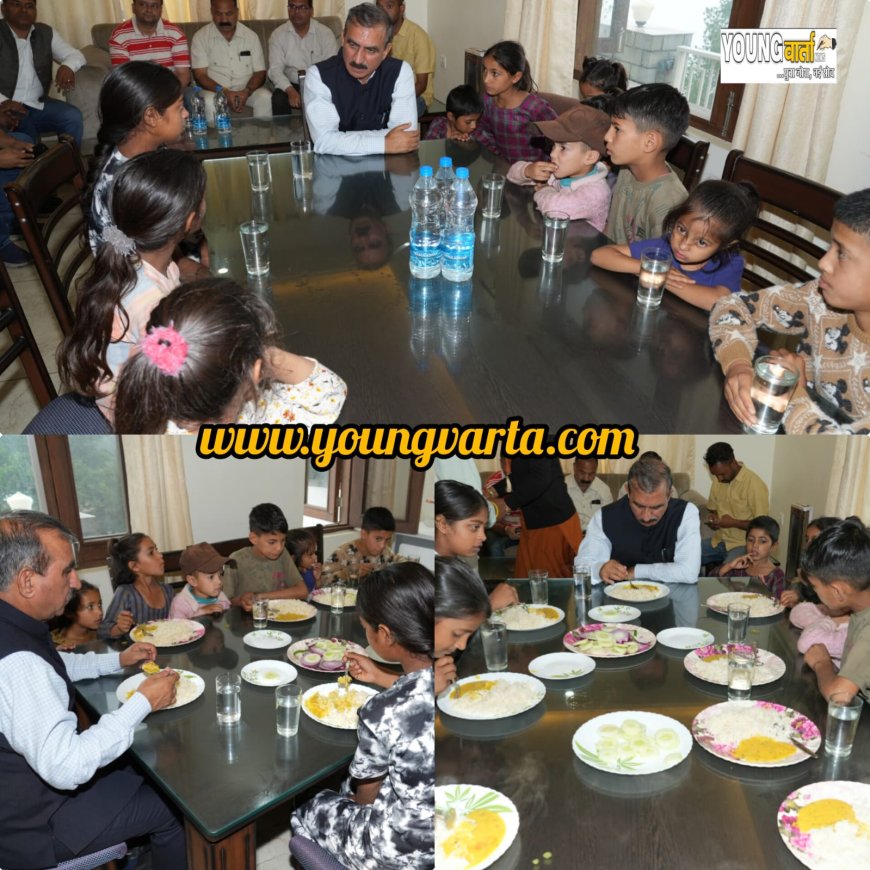 बच्चों ने मुख्यमंत्री से पूछा , हमारे स्कूल कब खुलेंगे , सुविधाएं सभी मिल रहीं पर रेस्ट हाउस में नहीं रहना चाहते
