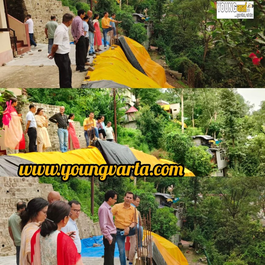 कैसे धंस रही शहर की जमीन, आईआईटी मंडी की विशेषज्ञ टीम निकलेगी स्थाई समाधान 