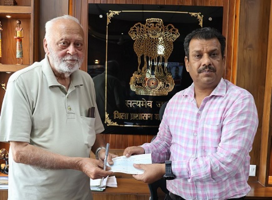 बेंगलुरु से दोस्त के माध्यम से आपदा प्रभावितों को भेजी सहायता राशि