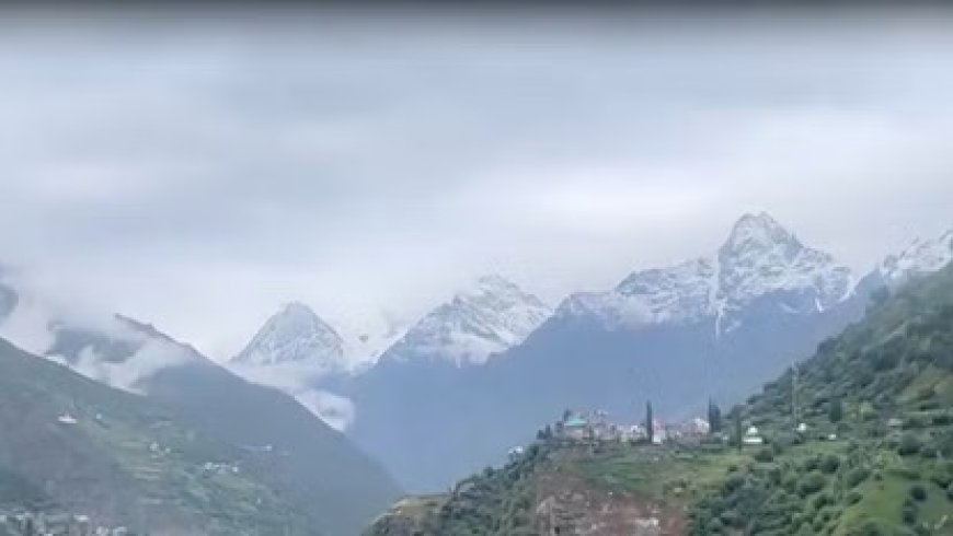 प्रदेश के कई भागों में बारिश लगातार जारी,लाहौल घाटी में चोटियों पर हल्की बर्फबारी