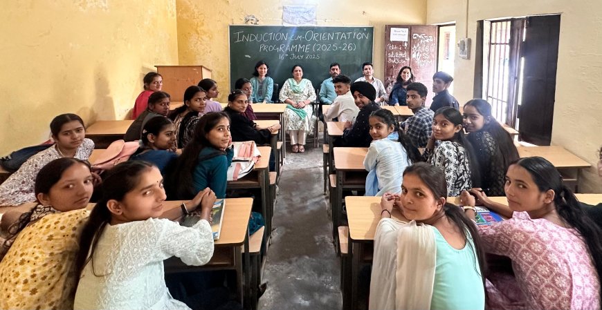 जयनगर महाविद्यालय में ओरिएंटेशन कार्यक्रम , छात्रों को बताई डिजिटल कार्य प्रणाली