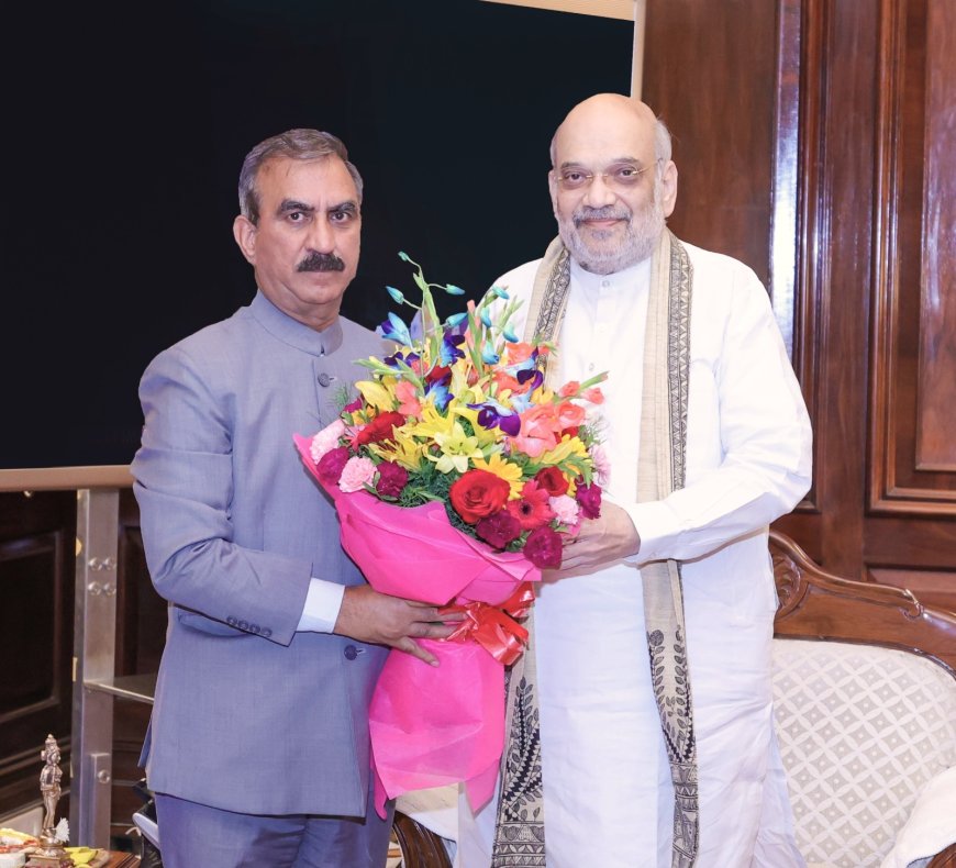 मुख्यमंत्री ने केन्द्रीय गृह मंत्री से आपदा प्रभावित क्षेत्रों का दौरा करने का आग्रह किया