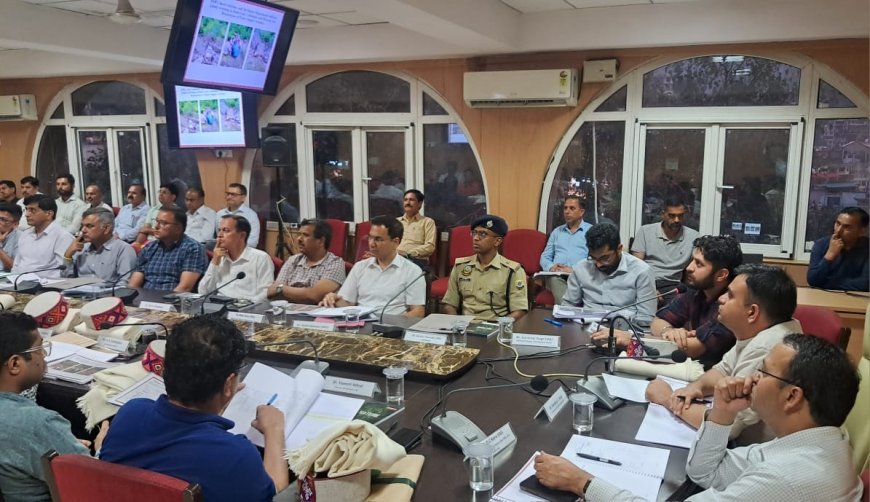 मंडी जिला में आपदा से 708 करोड़ रुपए से अधिक का नुकसान , आपदा पर अंतर मंत्रालयीय केन्द्रीय दल की बैठक बोले , डीसी 