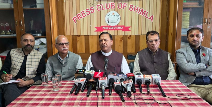 प्रियंका गांधी ने युवाओं को 58 साल वाली पक्की नौकरी का किया था वादा , कांग्रेस राज में केवल मित्रों को नौकरियां : डा. बिंदल 