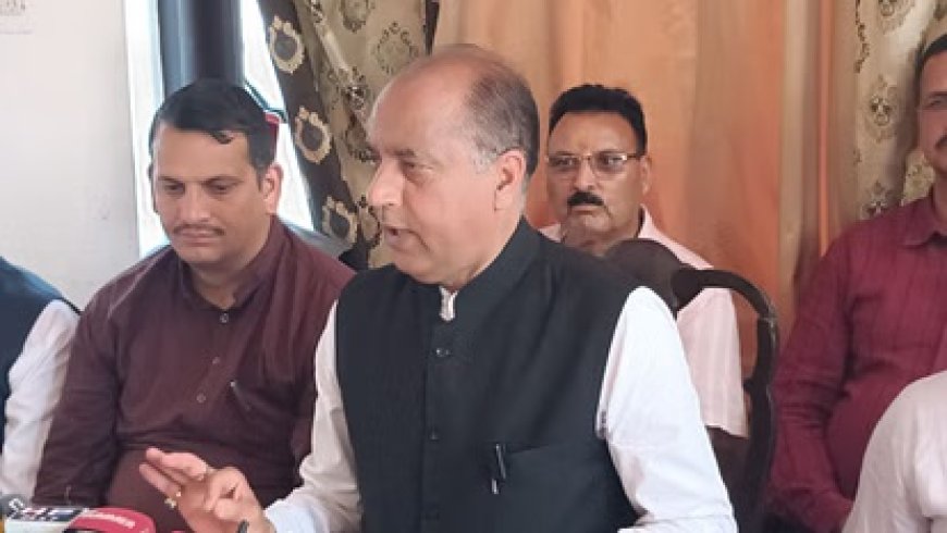मंडी के आपदा प्रभावित इलाकों का दौरा कर लौटे जयराम ठाकुर,सुक्खू सरकार पर राजनीति करने का लगाया आरोप