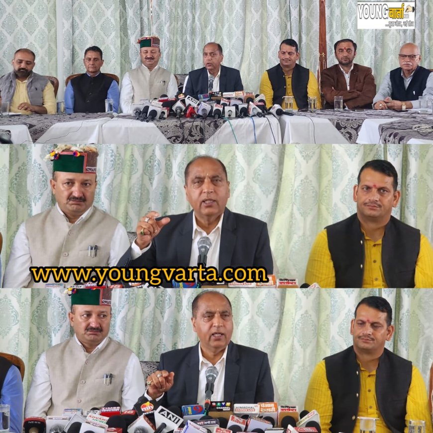 अधिशाषी अभियंता धरातल पर अच्छा काम कर रहा था उसको कुछ नेताओं के दबाव में ट्रांसफर कर दिया गया : जयराम ठाकुर 