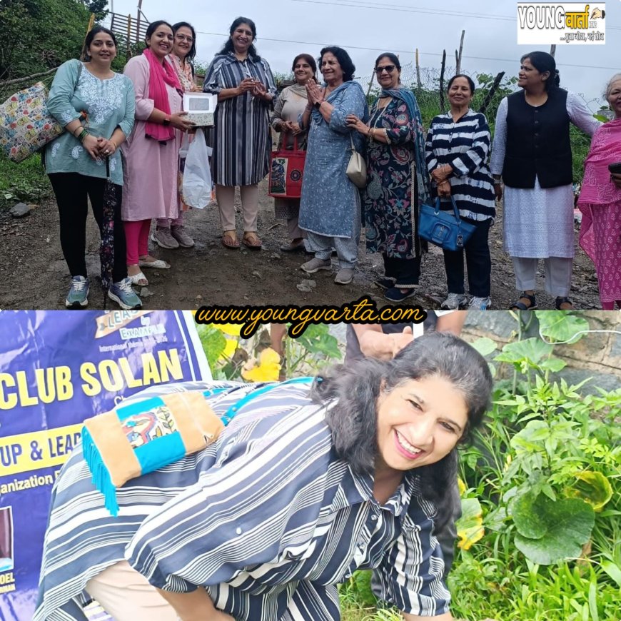 इनर व्हील क्लब सोलन की अनूठी पहल , शुरू किया एक सदस्य - एक वृक्ष अभियान