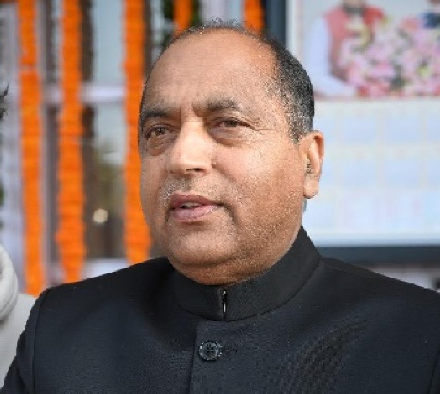 आपदा प्रभावितों के लिए अविलंब विशेष राहत पैकेज जारी करे सरकार : जयराम ठाकुर