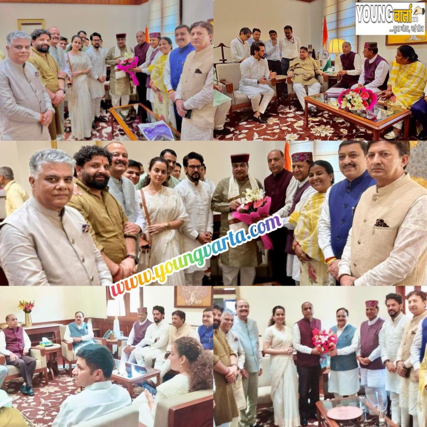 आपदा का जायजा लेने हिमाचल आएंगे गृह मंत्री अमित शाह , जेपी नड्डा के नेतृत्व में केन्द्रीय मंत्रियों से मिले में भाजपा नेता और सांसद 