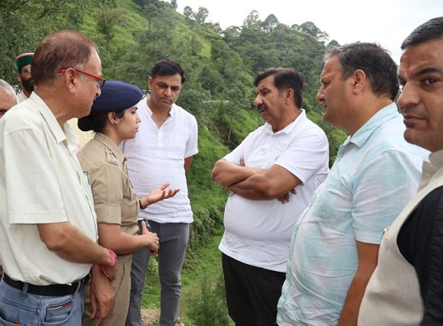 तारंगल बस दुर्घटना की मेजीस्ट्रियल जांच के आदेश,उप-मुख्यमंत्री ने दुर्घटना स्थल का किया निरीक्षण