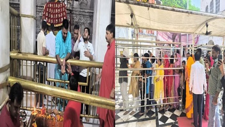 शक्तिपीठ ज्वालामुखी मंदिर में श्रावण अष्टमी मेलों का भव्य आगाज, रंग-बिरंगी लाइटों से सजा मंदिर  