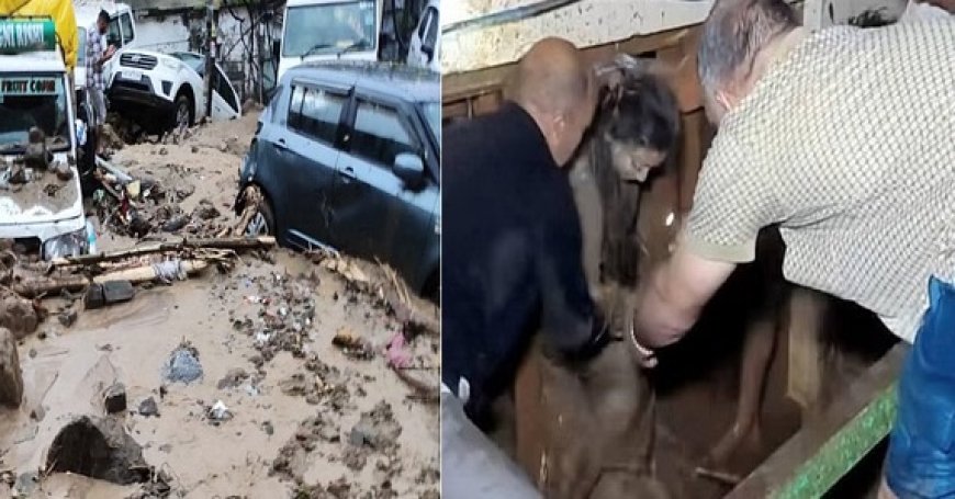 मंडी शहर में फिर बरपा कहर : जेल रोड़ में पानी के बहाव में बहने से अभी तक तीन लोगों की मौत