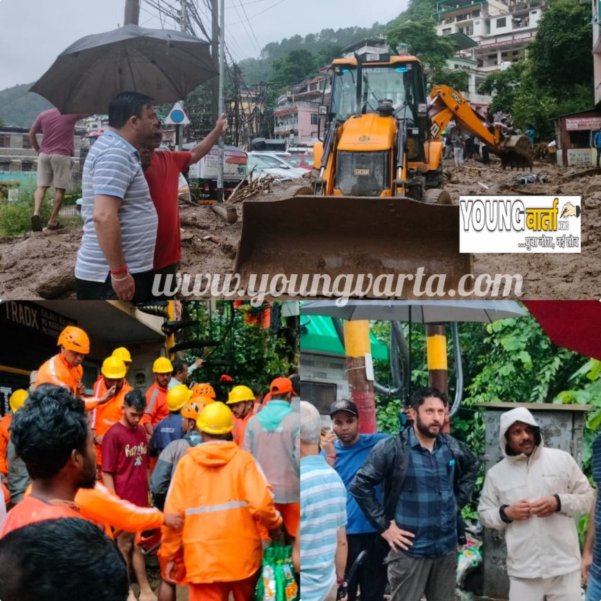 मंडी में अत्याधिक वर्षा से प्रभावित क्षेत्रों में राहत कार्य युद्धस्तर पर जारी : अपूर्व देवगन