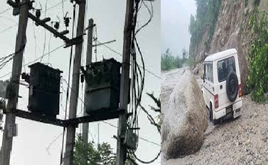 प्रदेश के कई भागों में ऑरेंज अलर्ट के बीच बारिश लगातार जारी, 343 सड़कें बाधित, 551 बिजली ट्रांसफार्मर ठप