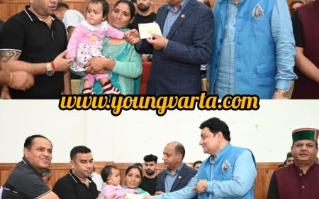 किन्नौर , धर्मशाला और जोगिंदर नगर के लोगों के मरहम को कभी नहीं भूलेंगे हम सराज वासी : जयराम ठाकुर