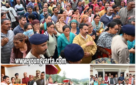 भारी नुकसान के बाद यहां के लोगों का साहस और दृढ़ संकल्प सराहनीय , राज्यपाल ने किया   आपदा प्रभावित सिराज का दौरा