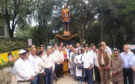 सिरमौर कल्याण मंच सोलन ने धूमधाम से मनाई हिमाचल निर्माता डॉ. यशवंत सिंह परमार की 119वीं  के जयंती