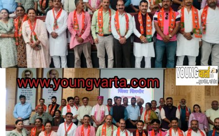 भारतीय जनता पार्टी ने बनाई जम्बो टीम , सिरमौर जिला की 66 सदस्य कार्यकारिणी घोषित